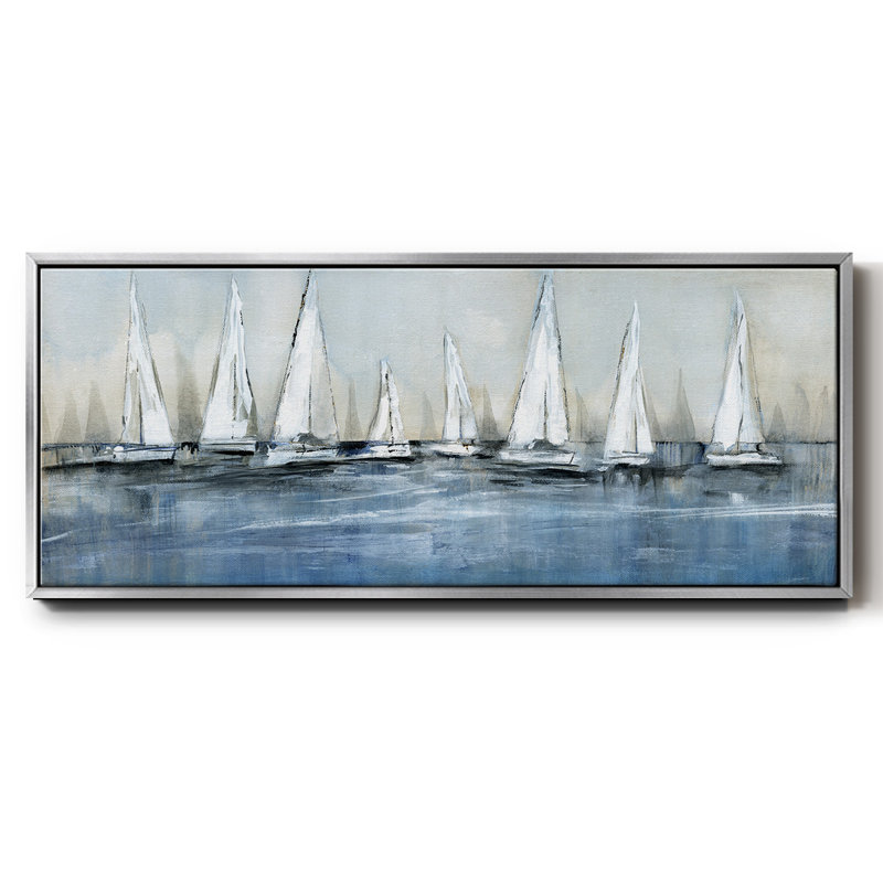 «Waiting For The Sun», reproduction d'art sur toile, Argent, H 12 po x l 30 po x P 1,5 po