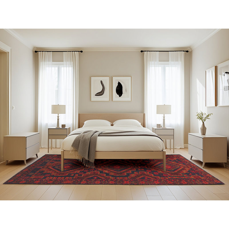 Aljean Oriental Indoor Rug, Rectangle 5' x 8'
