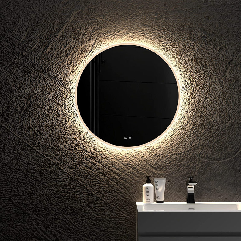 Miroir mural Elver, 19,7 po x 19,7 po