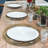 Polyester Embroidered Round Placemat