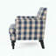 Fauteuil club Harrison - bleu
