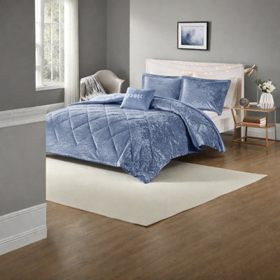 Ensembles de literie en velours luxueux, polyester hypoallergénique, décoration de chambre glamour