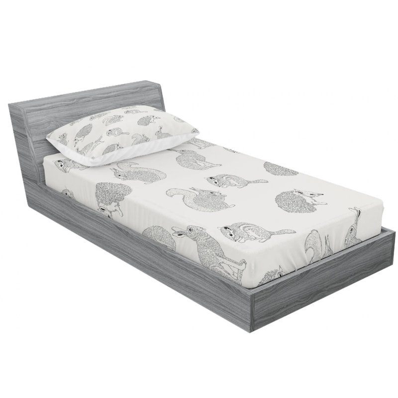 Microfiber Sheet Set, Twin XL Sheet Set with Fitted Sheet
