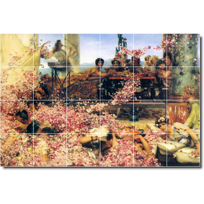 Carreau de céramique décorative 36 po x 24 po 6 po x 6 po, Jardin 228