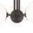 Luna Glass Semi Flush Mount-306874404