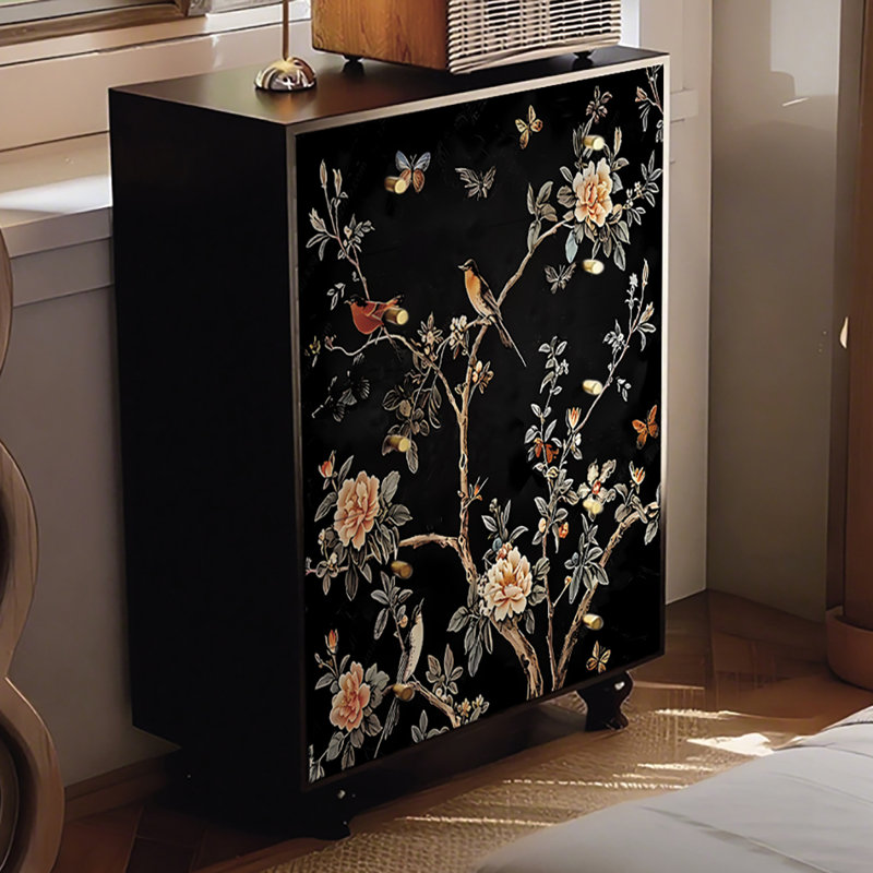 Armoire de rangement de style rétro français