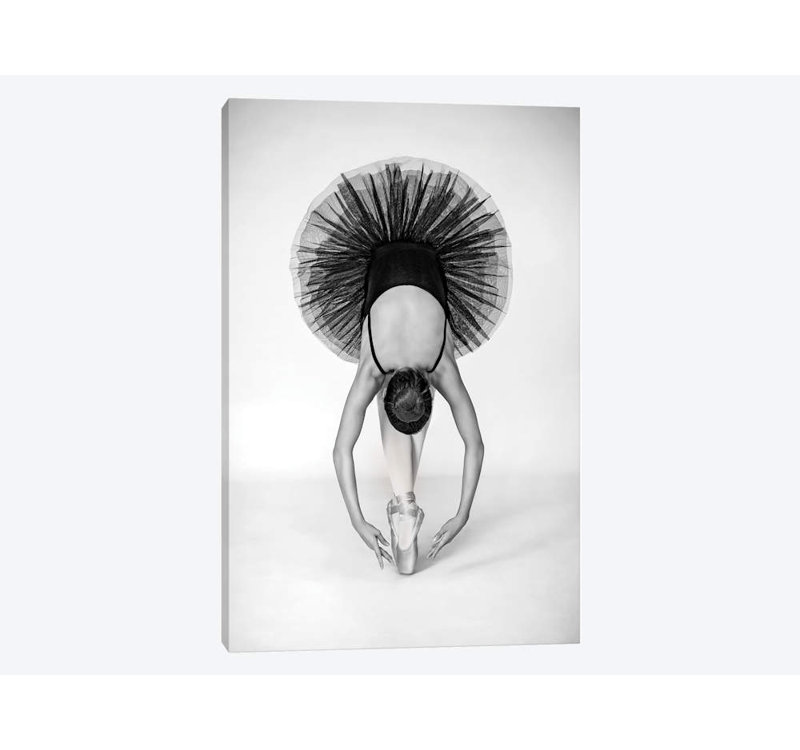 " Ballet Technique " by Pauline Pentony, 12" H x 8" W x 0.75" D, Wrapped Canvas