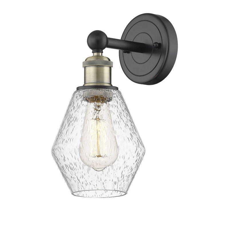Amylea Armed Sconce, Seedy, Black Antique Brass