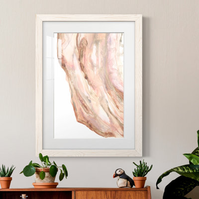 Rose Quartz II - peinture sur toile encadrée