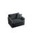 Comfortable Deep Single Seat Sofa with Soft Pillow for Relaxing Living Room