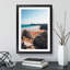 Tolcarne Beach in Newquay in Abstract - Picture Frame Graphic Art Print-55766302-55766301