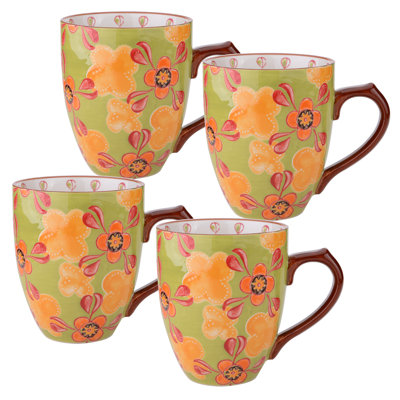 Dutch Wax Ceramic Coffee Mug