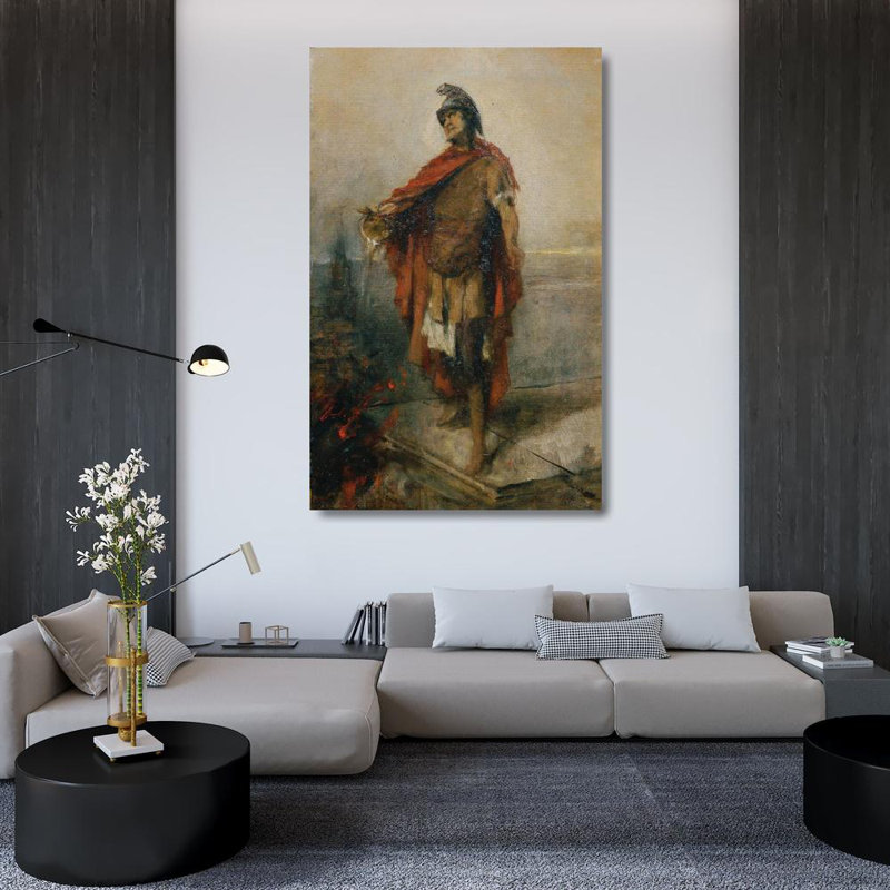 «St. Florian» par Johann Till The Younger - Art mural sur toile tendue avec châssis, H 48 po x l 33 po