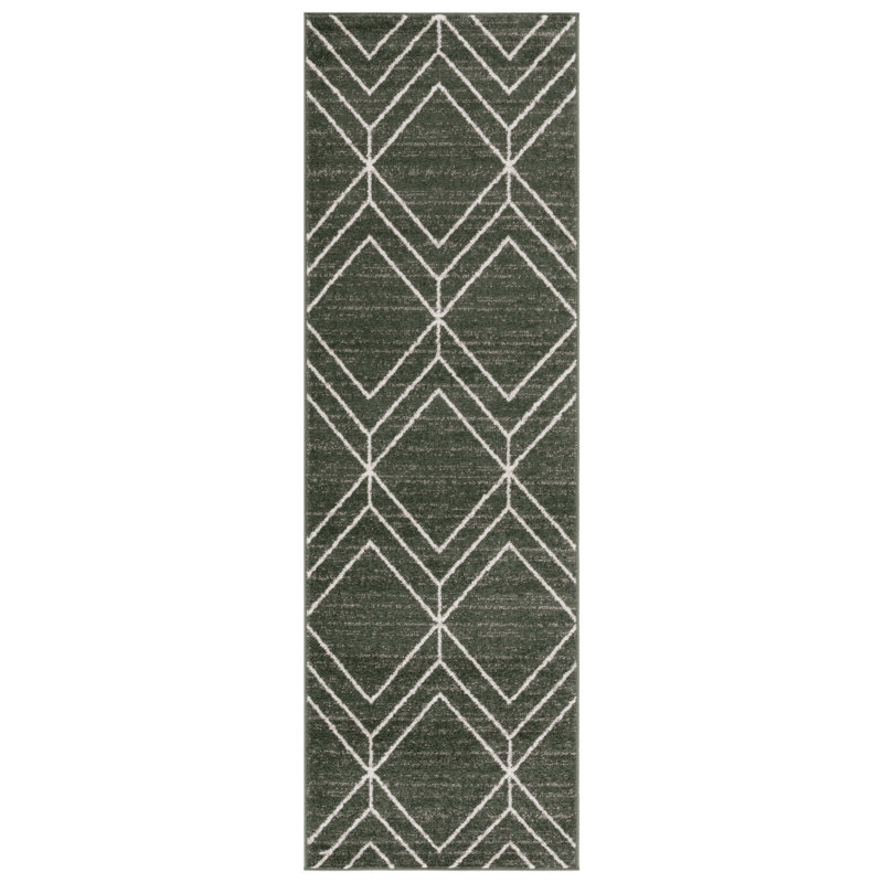 Kawanda Performance Geometric Rug, Runner 2'6" x 8"