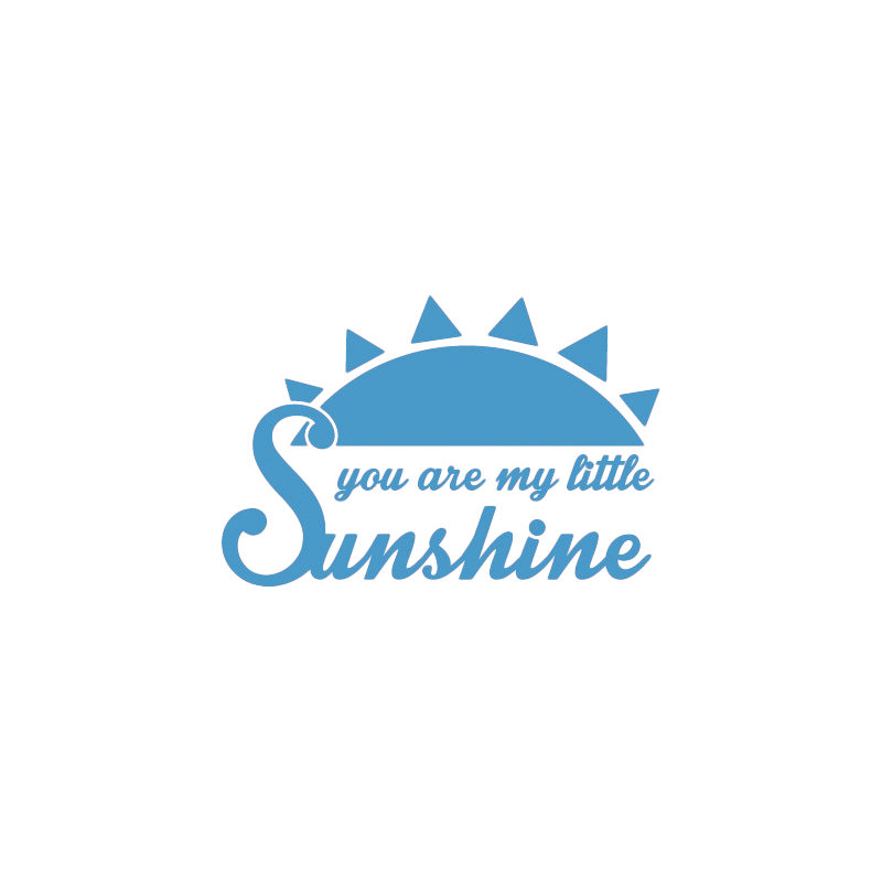 Wall Decal, Blue, Large