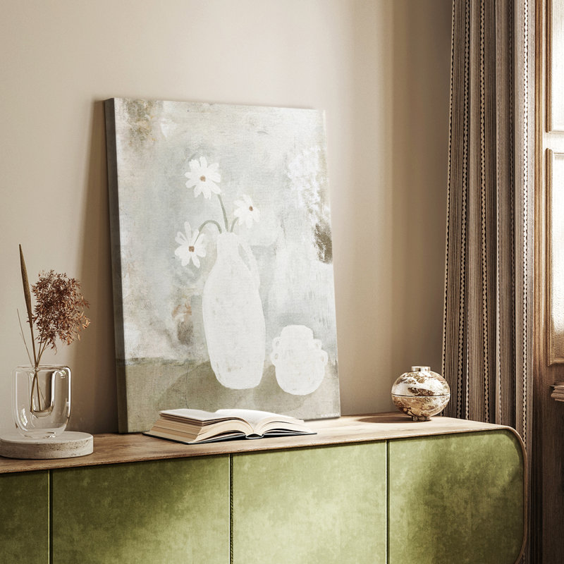 Sunday Blooms -Custom Wrapped Gallery Cavas, 18" H x 12" W