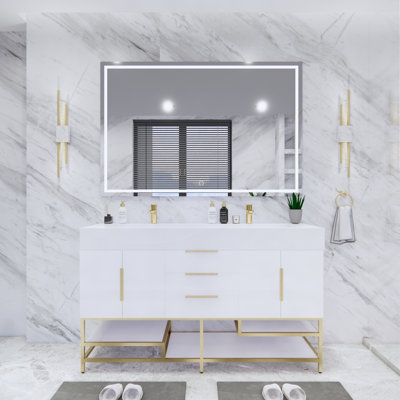Ensemble de meuble-lavabo double 59 po Glasgow
