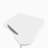 Techni Mobili White Sit To Stand Mobile Laptop Computer Stand With Height Adjustable And Tiltable Tabletop