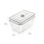 Fresh & Easy Glass Airtight Meal Prep 2.11 Qt Food Storage Container