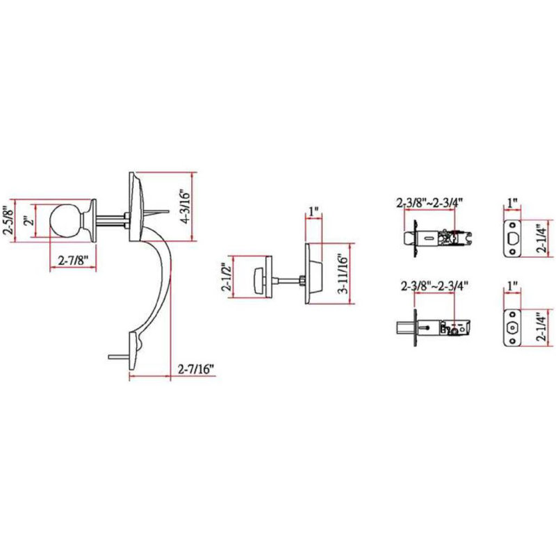Handleset with Single Cylinder Deadbolt and Door Knob and Rosette, Satin Nickel