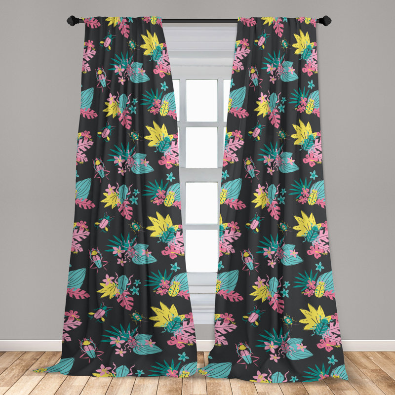Semi Sheer Curtain Pair, 28" W x 84" L