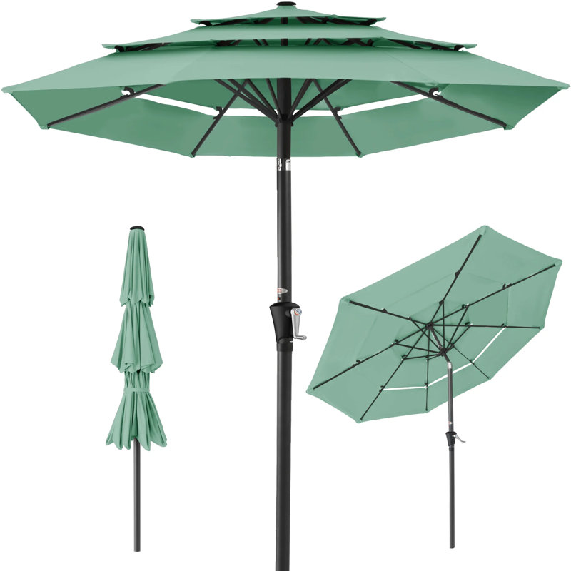 Parasol de patio à 3 niveaux, Sand