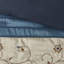 Ensemble d'édredon brodé bleu marine 7 pièces Cal King-119193774-119193773