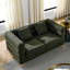 Canapé modulaire 2 places - tissu d'ameublement doux, coussins, tissu de salon moderne de 60 pouces Streamline, attrait,