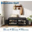 Banc de rangement 45 po avec coussin à 2 niveaux et coussin rembourré-1776236540
