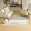 Tapis ivoire moderne lavable 5 pi x 7 pi Nourison-117586671
