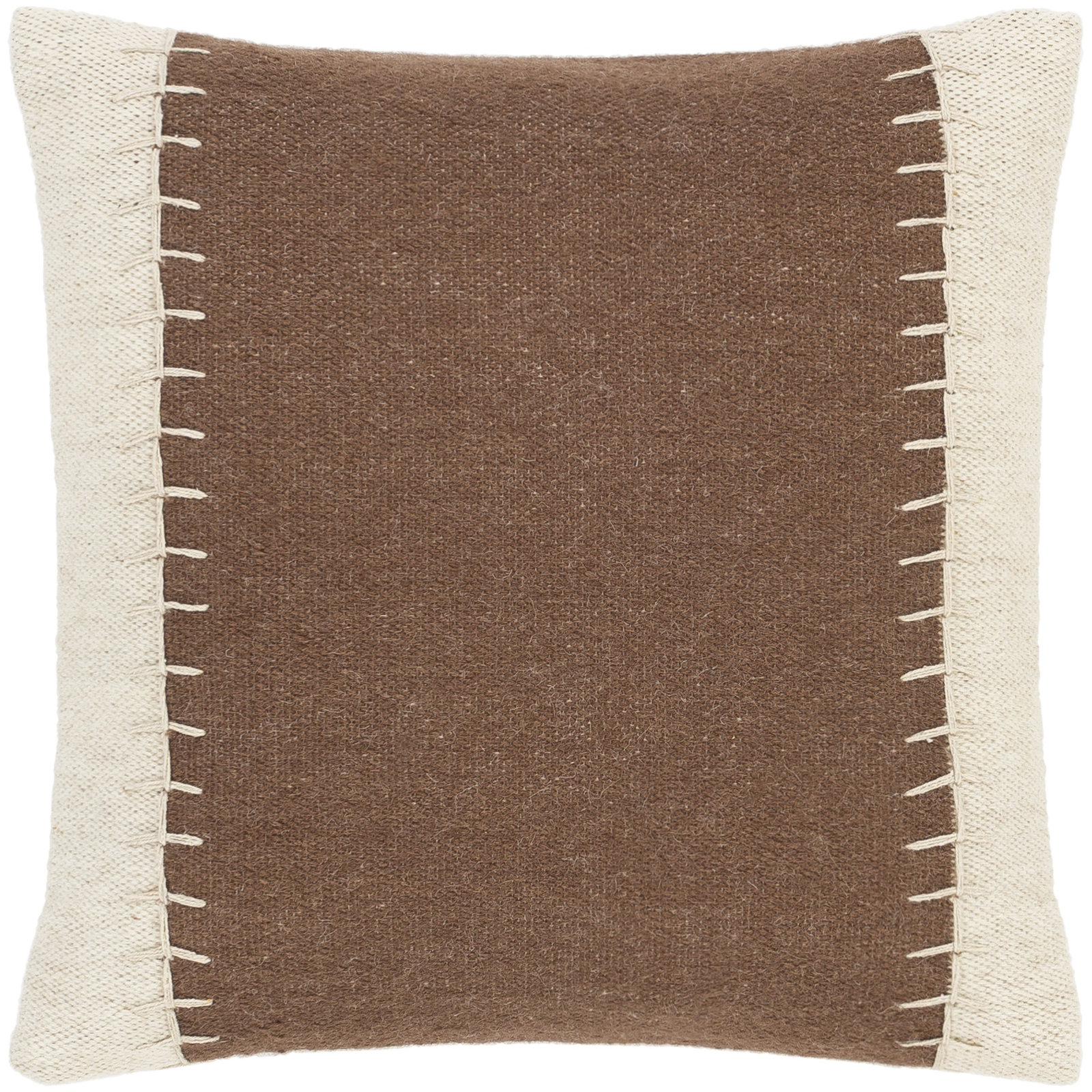 Nolea Throw Pillow, Polyester/Polyfill, Brown