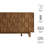 Owen 59 Inch 4 Door Geometric Sideboard