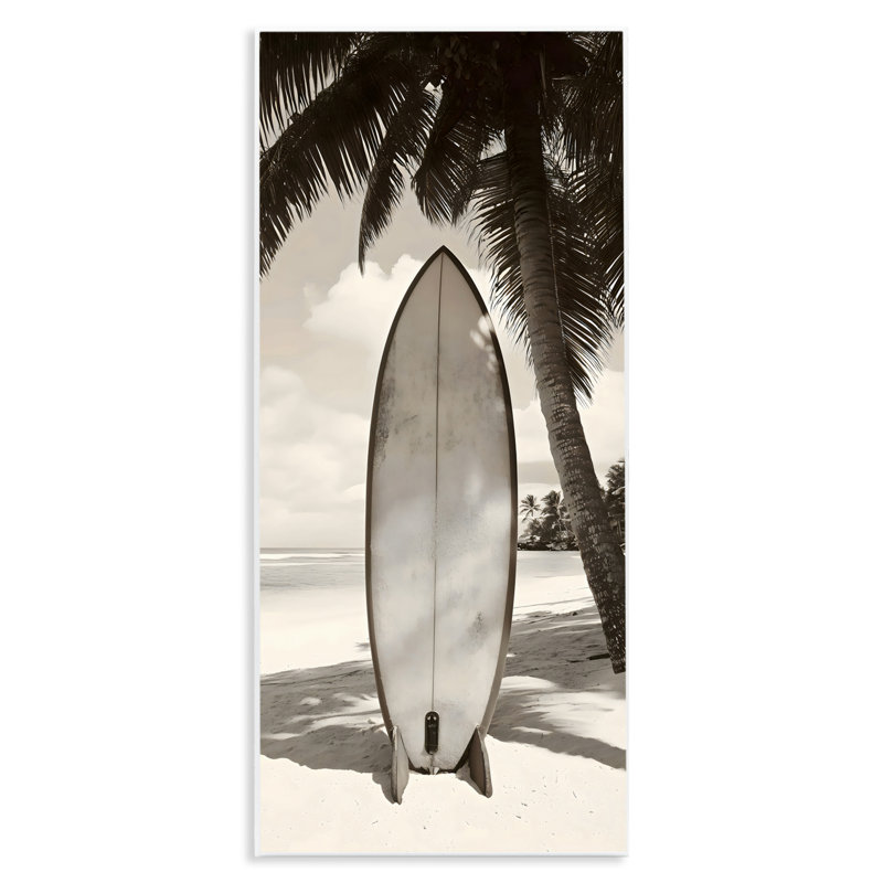 Plaque murale monochromes Surf Paradise, design par LSR Design Studio