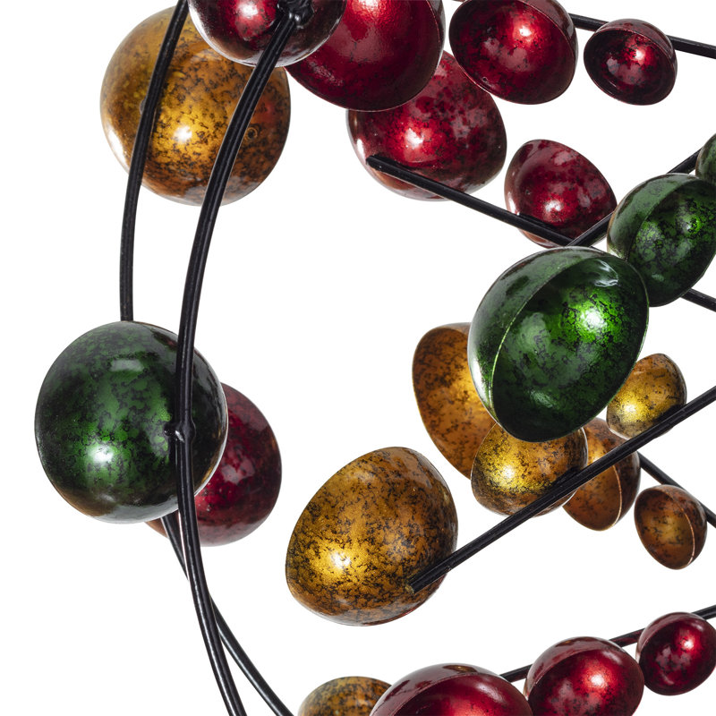 Gatwick Weather Resistant Metal Abstract Garden Stake, 19"L x 19"W x 71"H