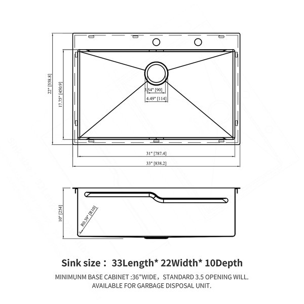 Dimensions du produit