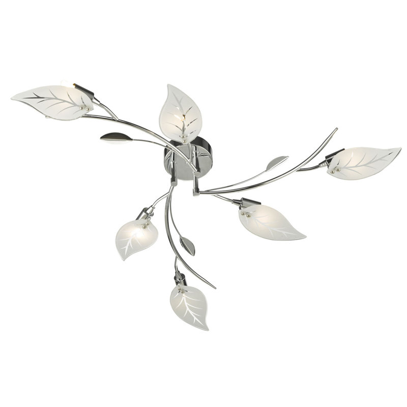 Iggy Glass Semi Flush Mount