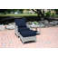 Bella Wicker Teak Outdoor Lounge Chair-1037255467-1037614403