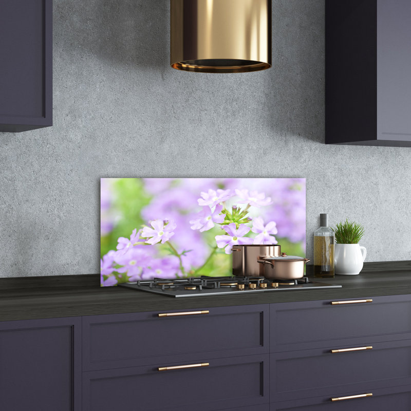 Lizzete 50cm W x 100cm L Glass Peel and Stick Panel