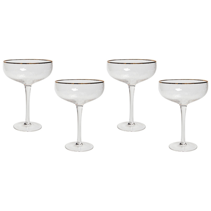 Algaba 450ml Handmade White Wine Glass Set