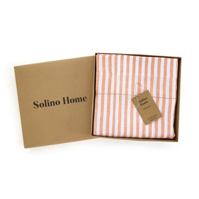 Amalfi Stripe - 100% Pure Linen Tablecloth