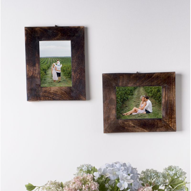 Caire Single Picture Frame, Brown, 8" x 6"