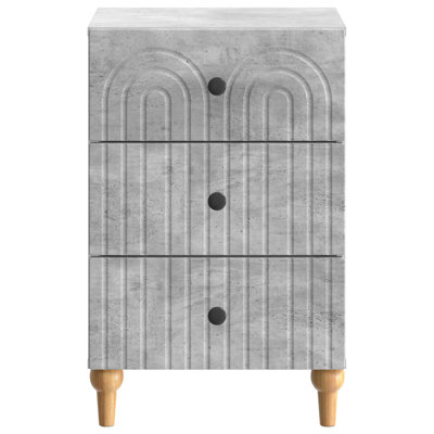 43cm W Manufactured Wood Bedside Table