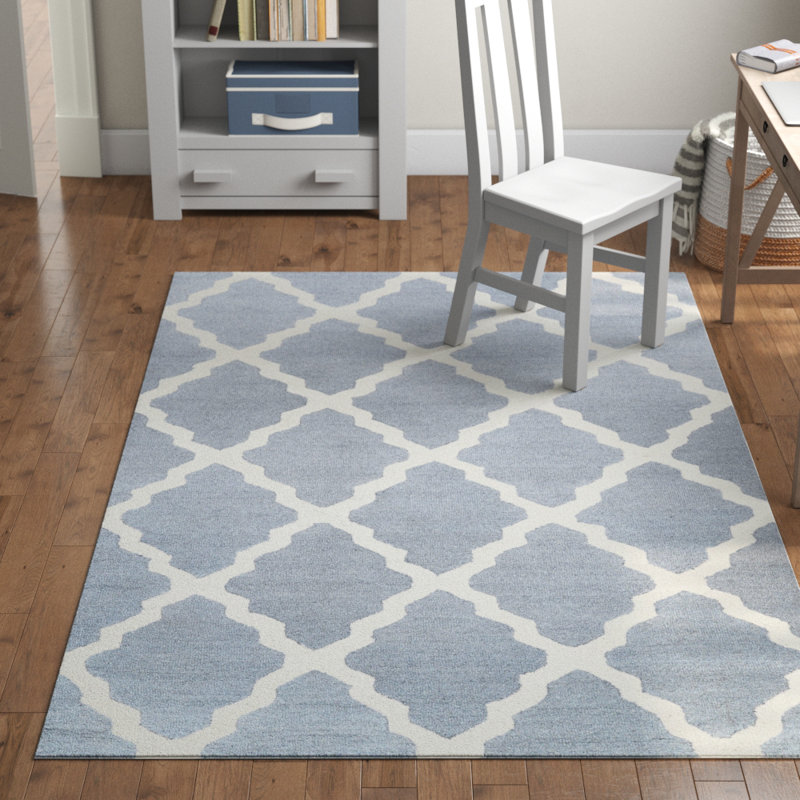 Zaphod Wool Geometric Indoor Rug, Round 6'