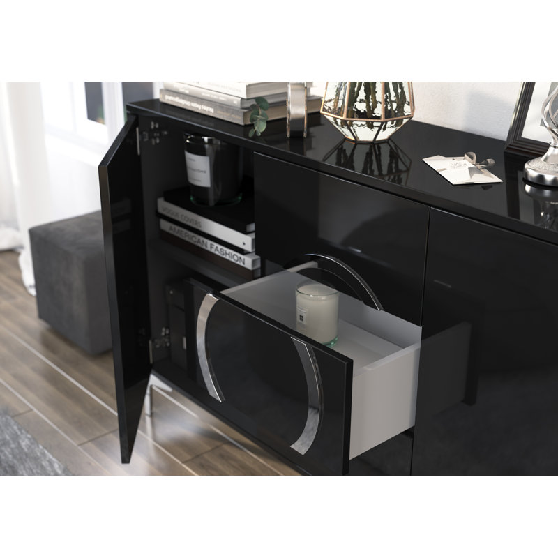 Sterlington 138cm Sideboard, Black