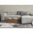 Abstract Grey Blue White Woven Indoor Area Rug-1904593084