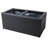 Sashe Rectangle Polyrattan 2-Section Indoor Planter 2-Count - Black-615485289
