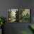 Vintage  Landscape IX  -Framed Giclee Print - Set of 2-282217318-282217317