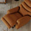 Fauteuil oscillant pivotant avec fonction inclinable et repose-pieds manuel en antilope d'Oslo-367933070
