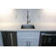 20" Rectangle Hammered Copper Kitchen/Bar/Prep Single Basin Sink in Nickel