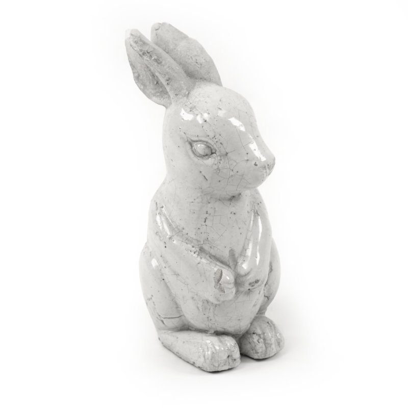 Rabbit, 11" H x 6" W x 6" D